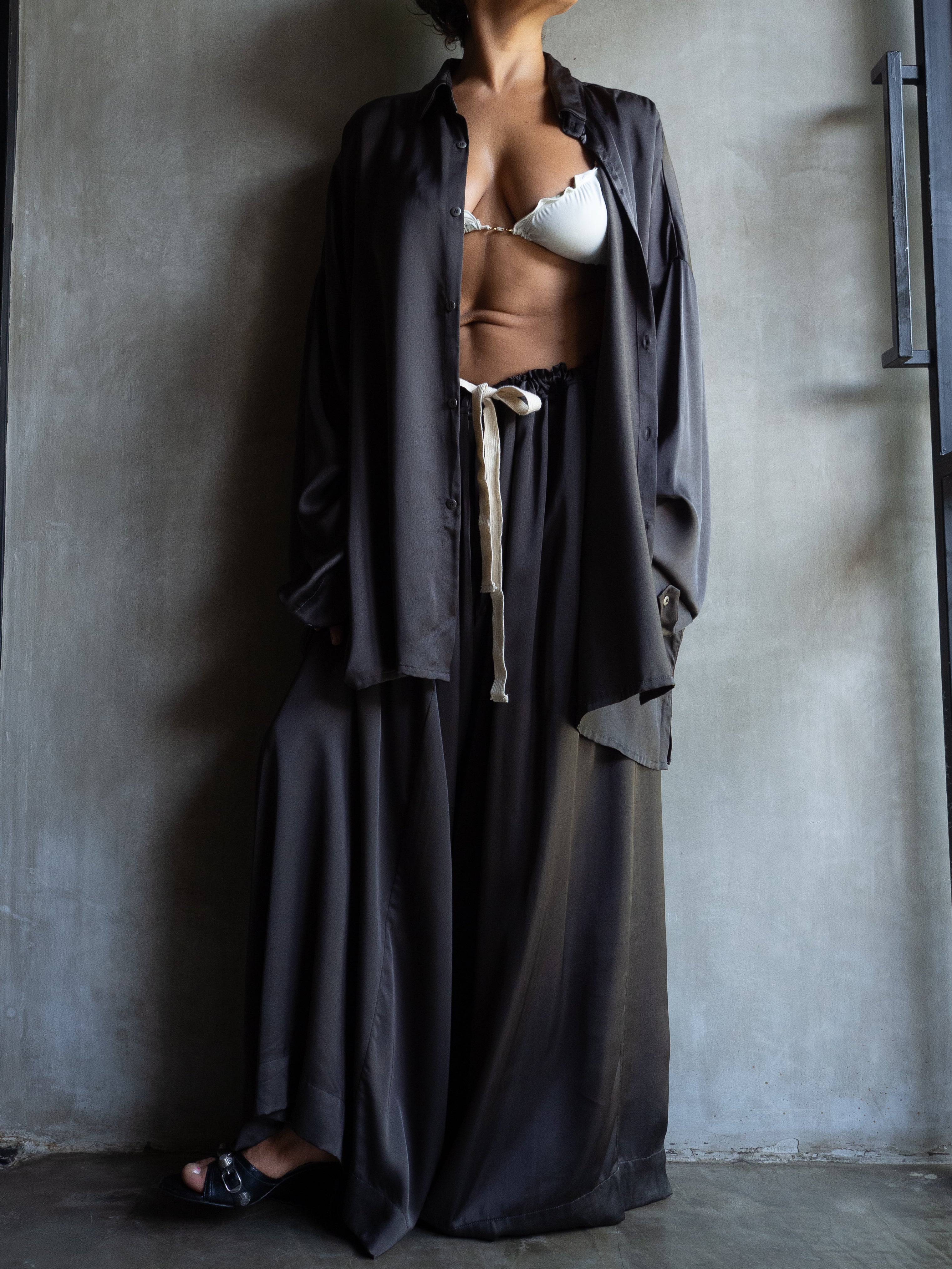 Muka Pants Tali Viscose Satin