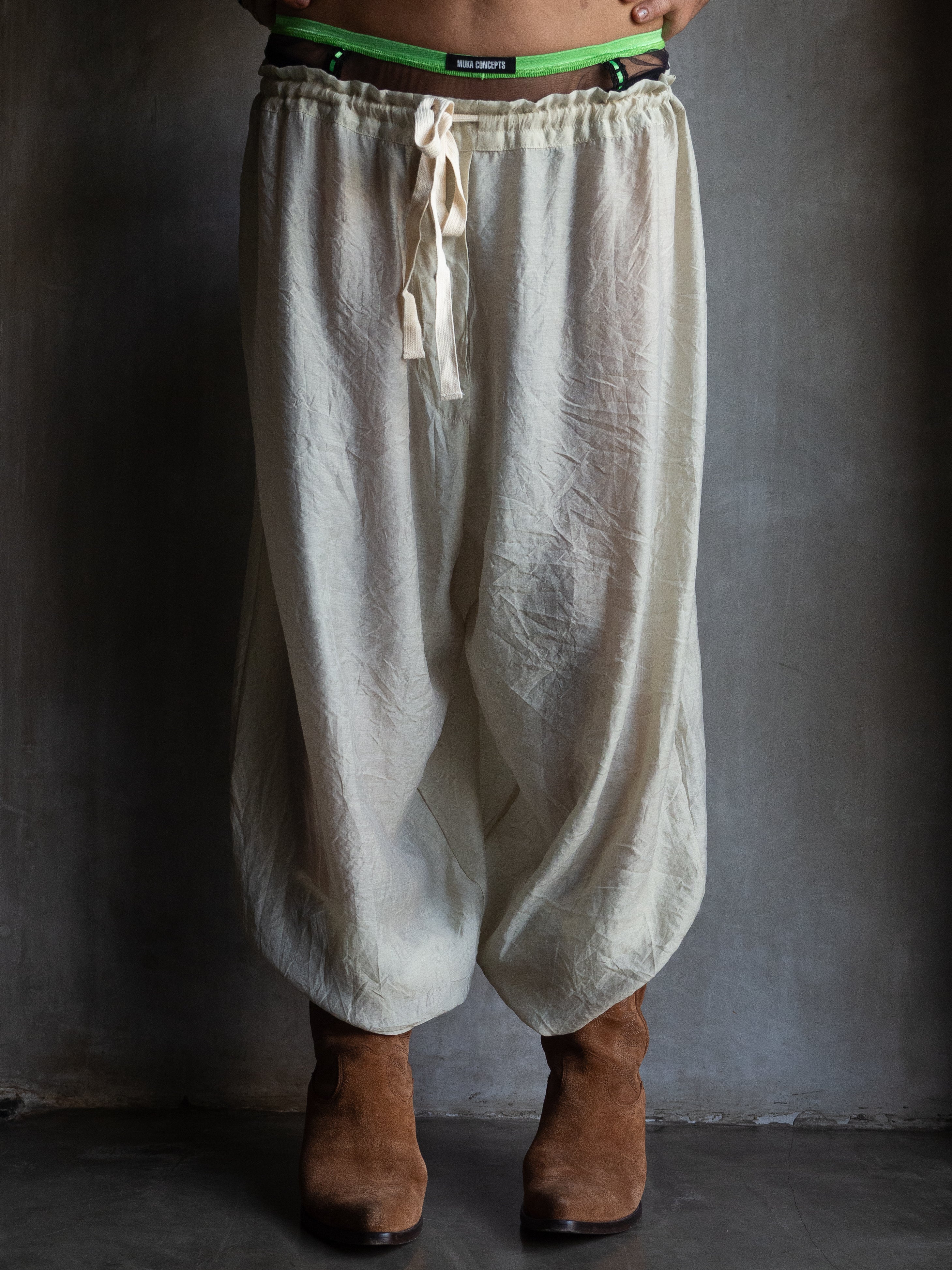 Muka Pants Harem Silk Tencel