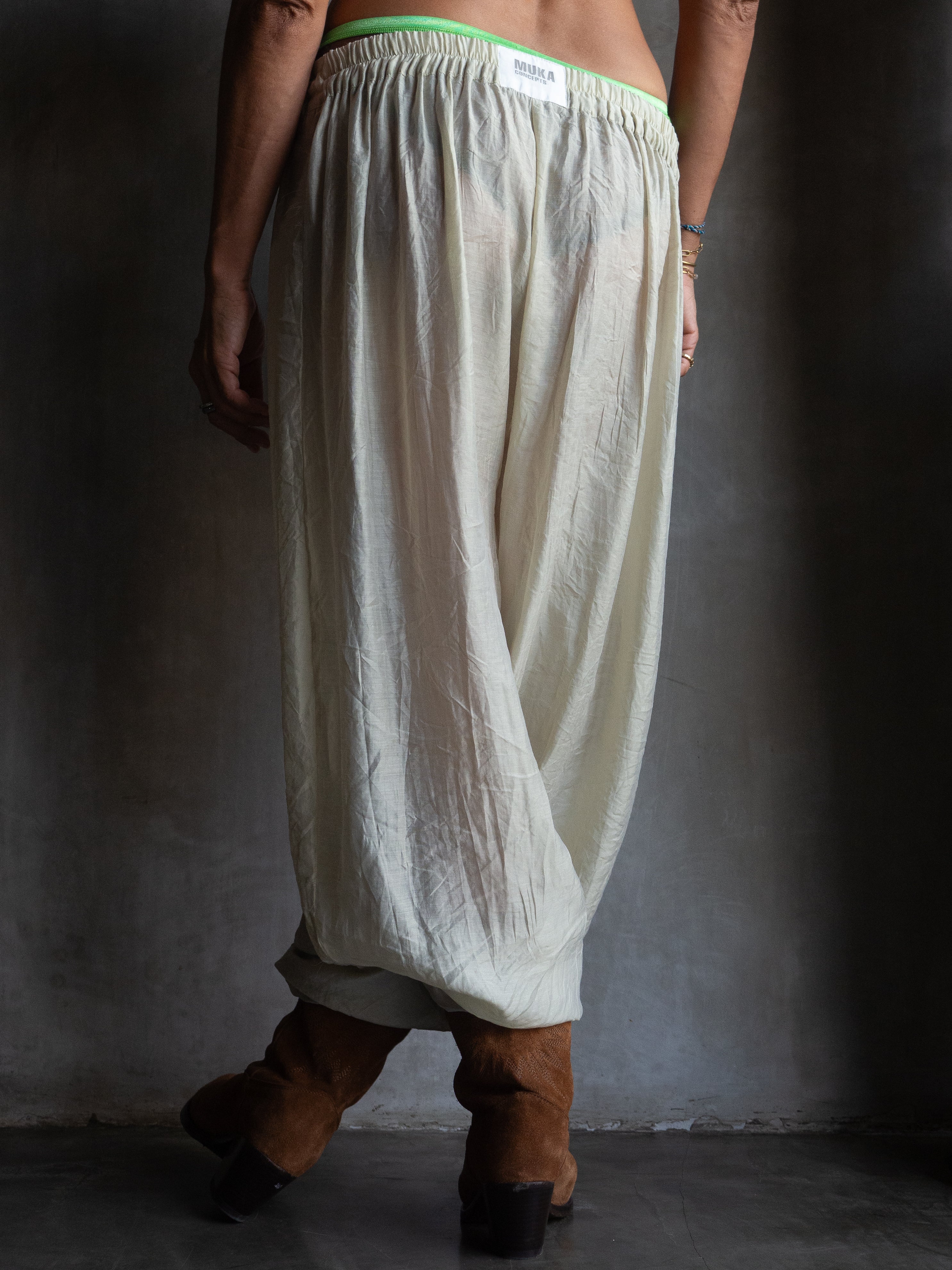 Muka Pants Harem Silk Tencel