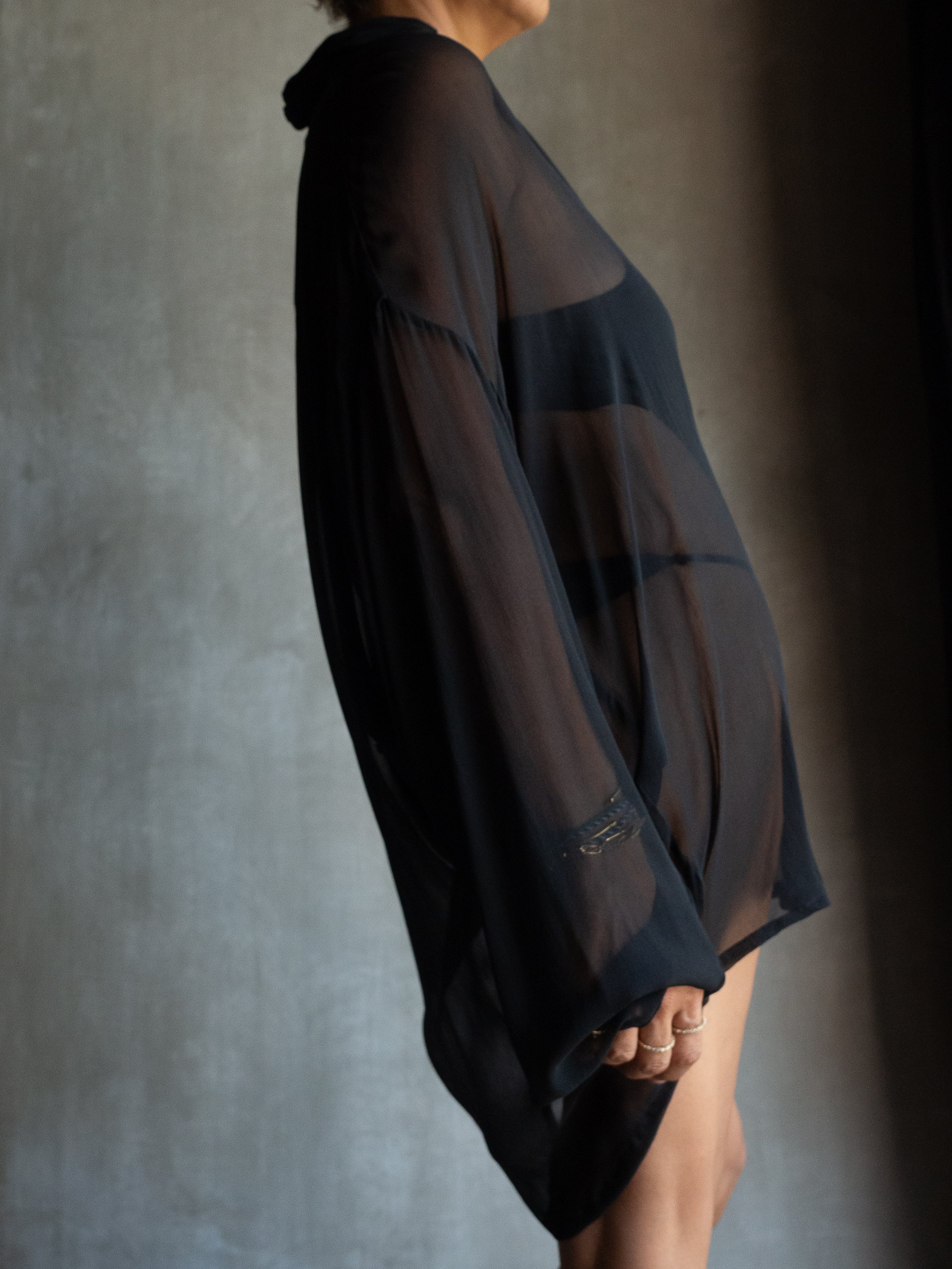 Muka Shirt Bubble Silk 100%