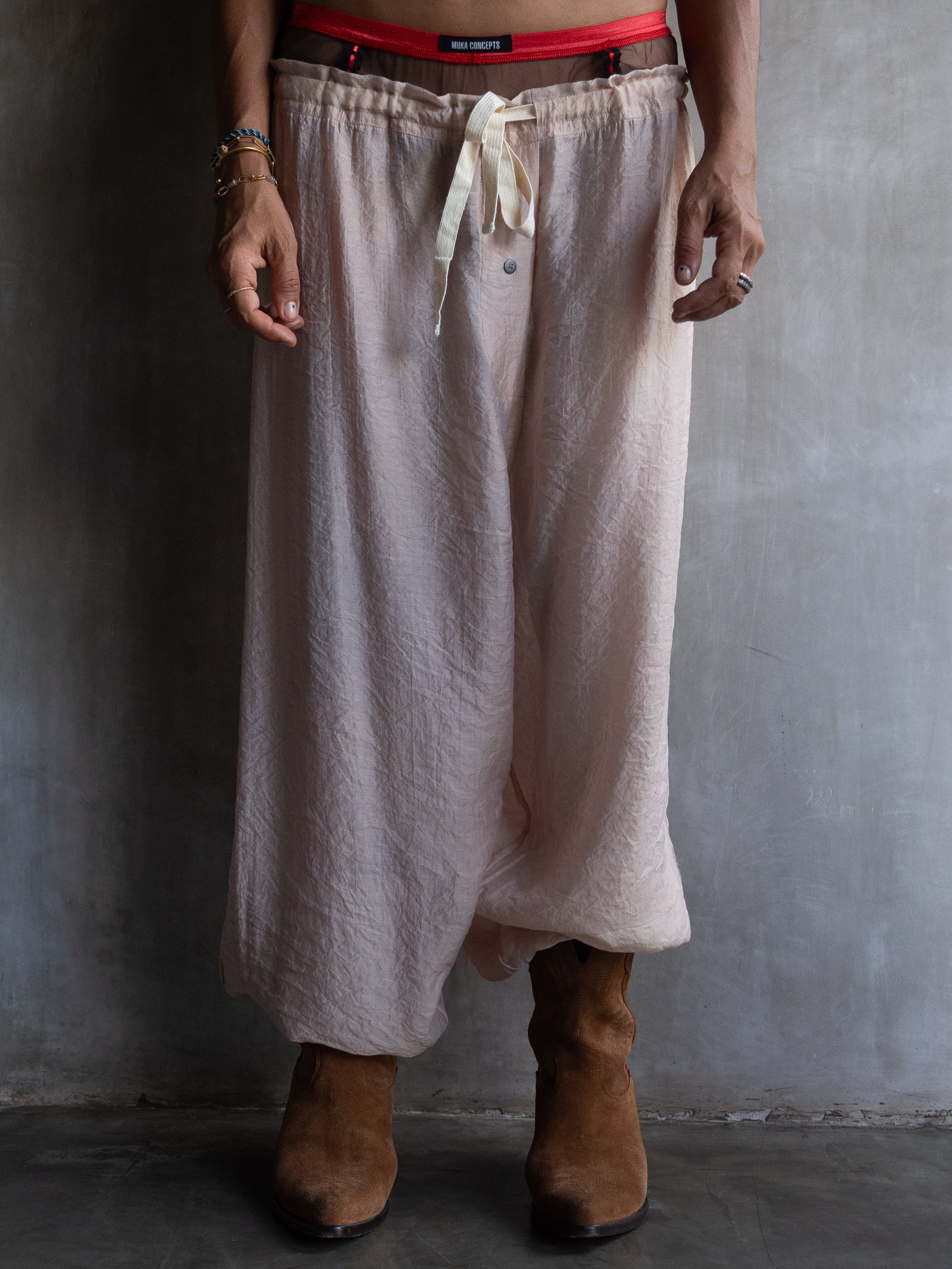 Muka Pants Harem Silk Tencel