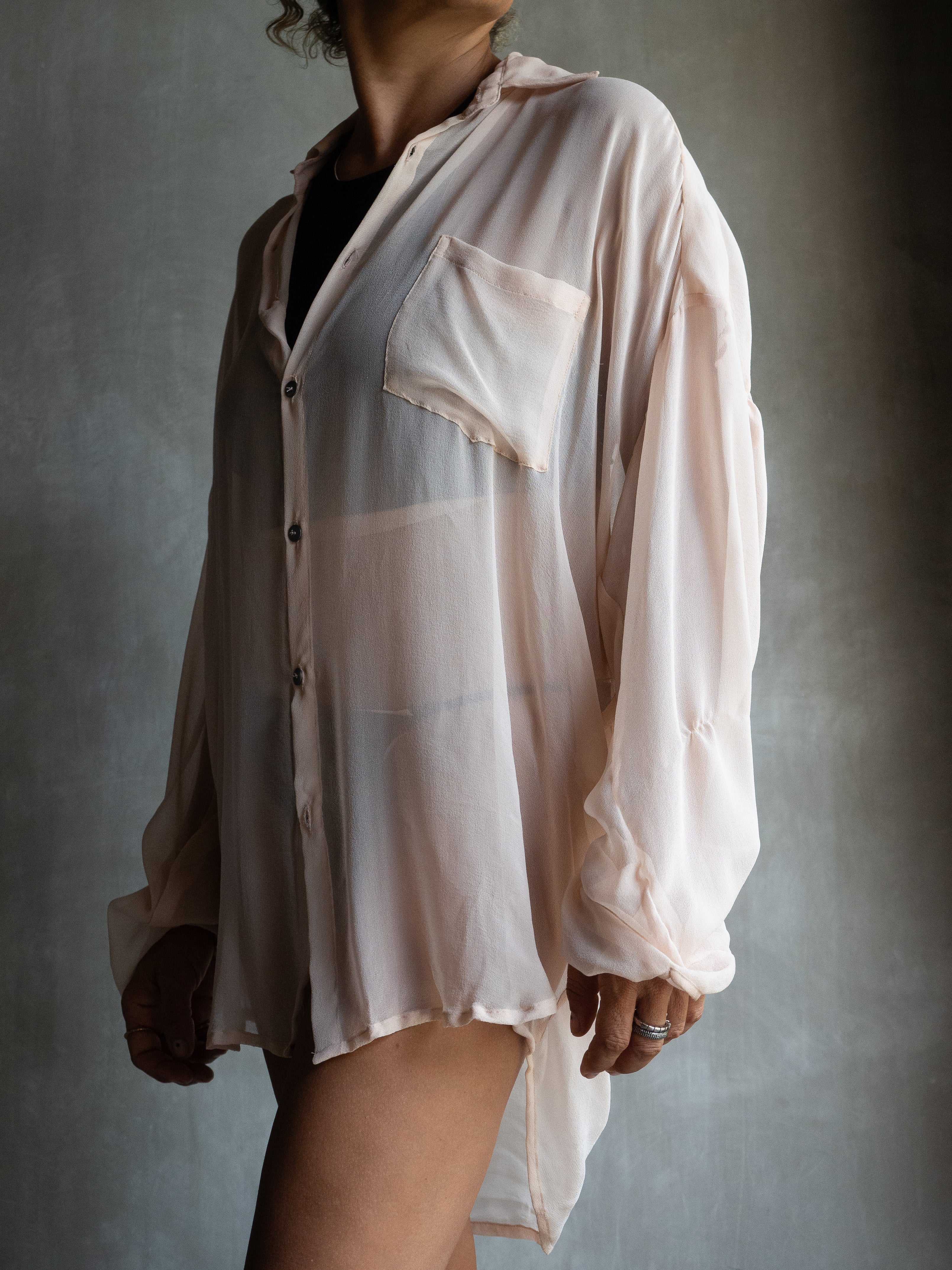 Muka Shirt Bubble Silk 100%