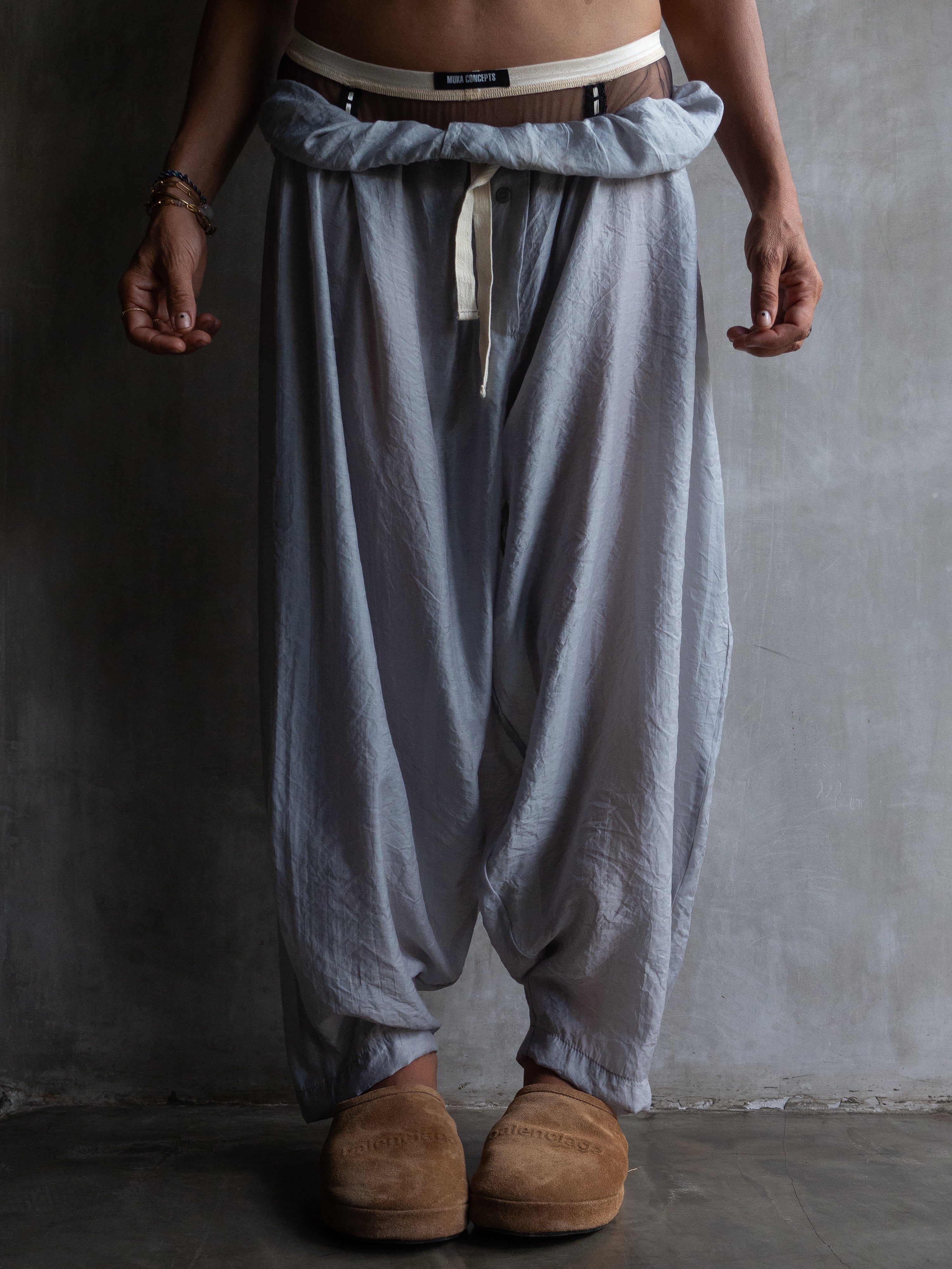 Muka Pants Harem Silk Tencel