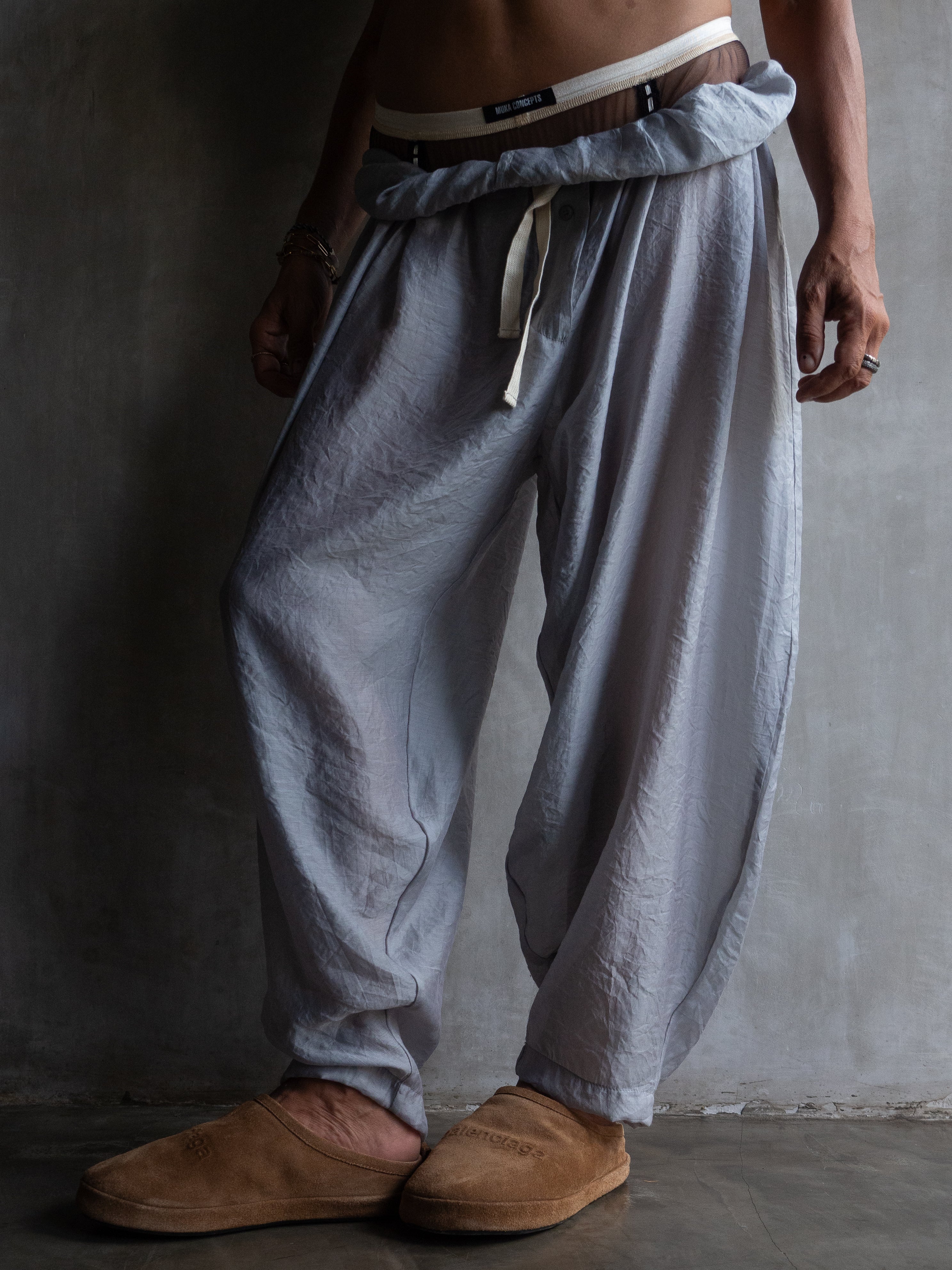 Muka Pants Harem Silk Tencel