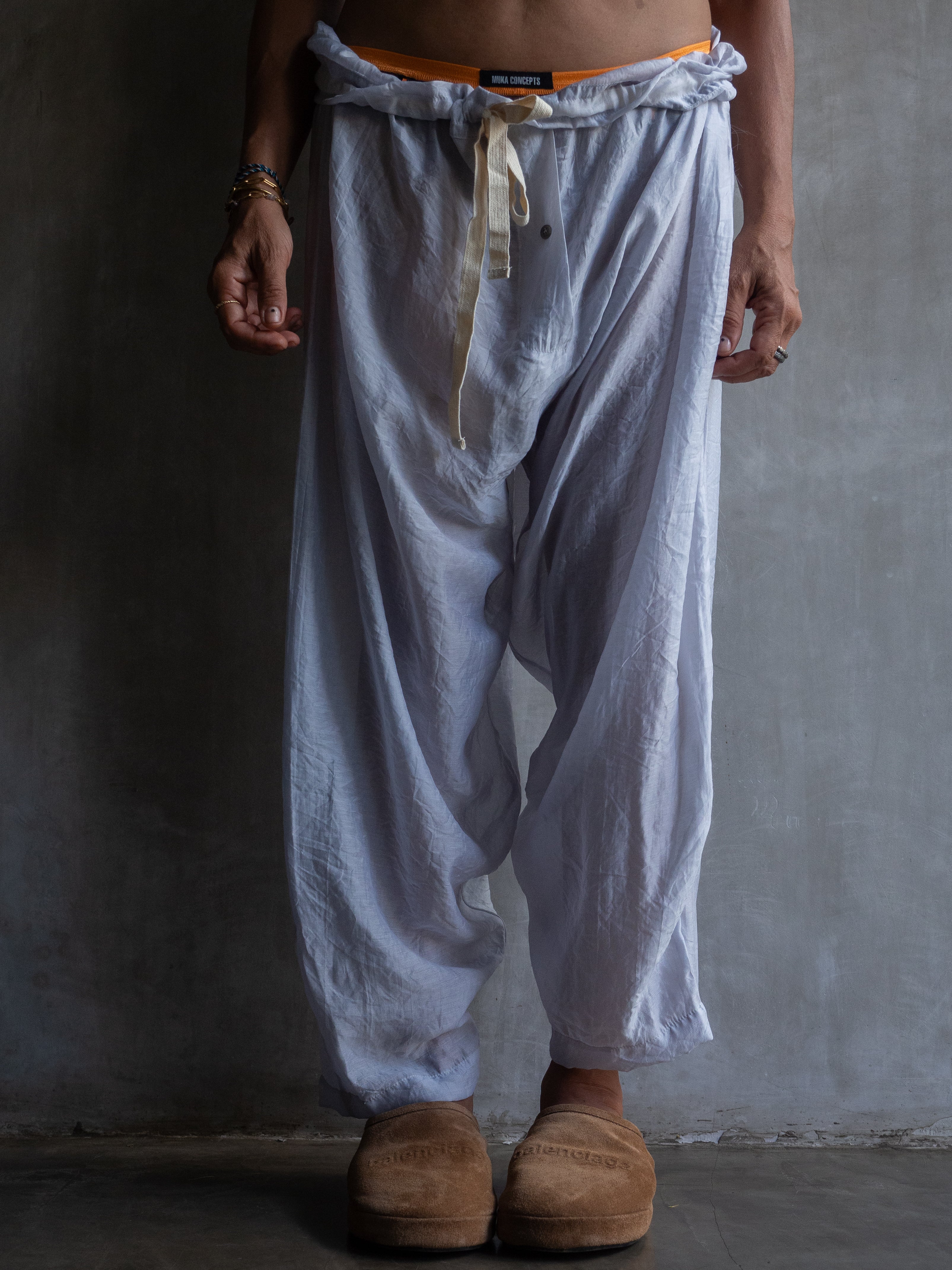 Muka Pants Harem Silk Tencel