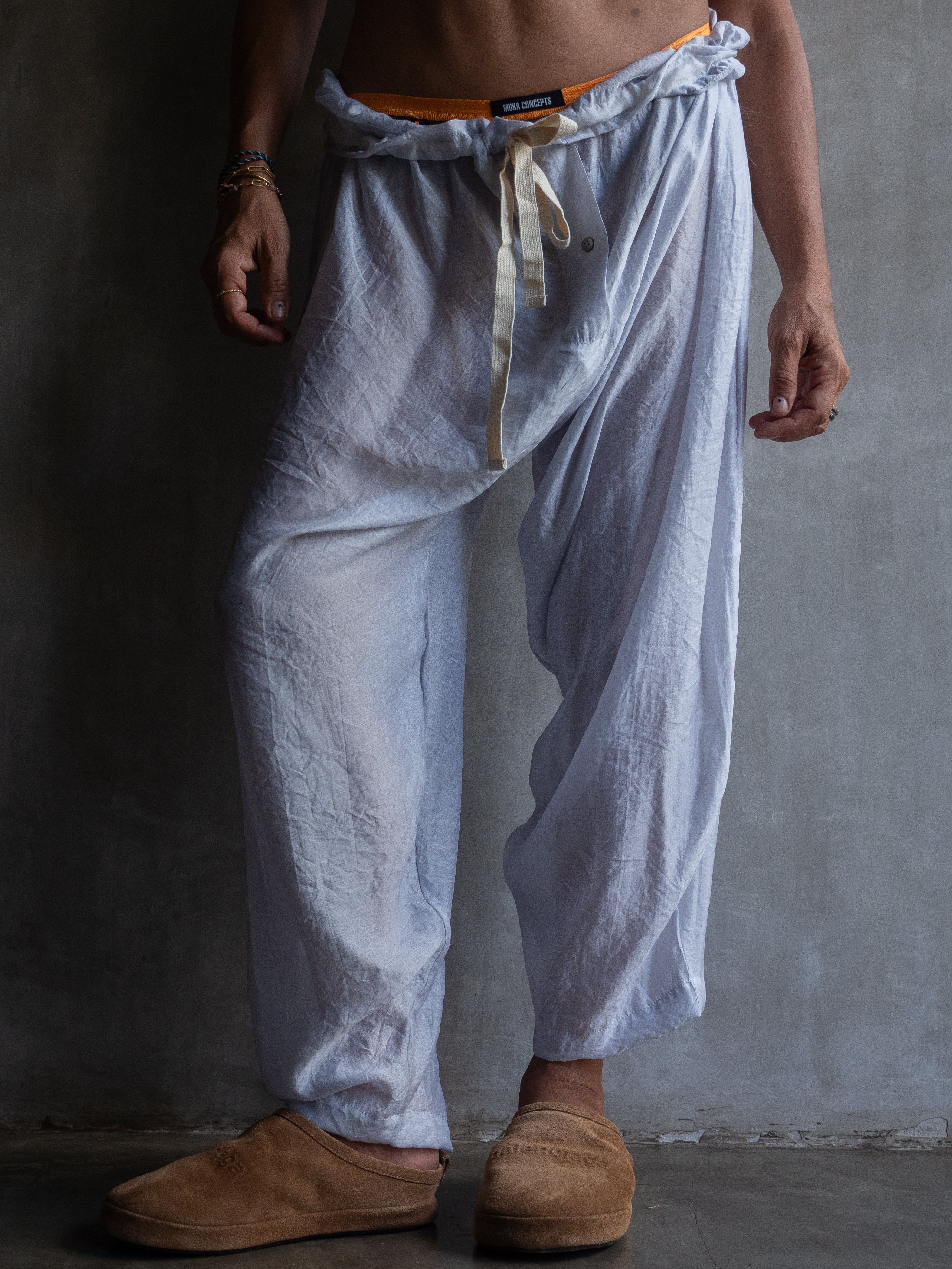 Muka Pants Harem Silk Tencel