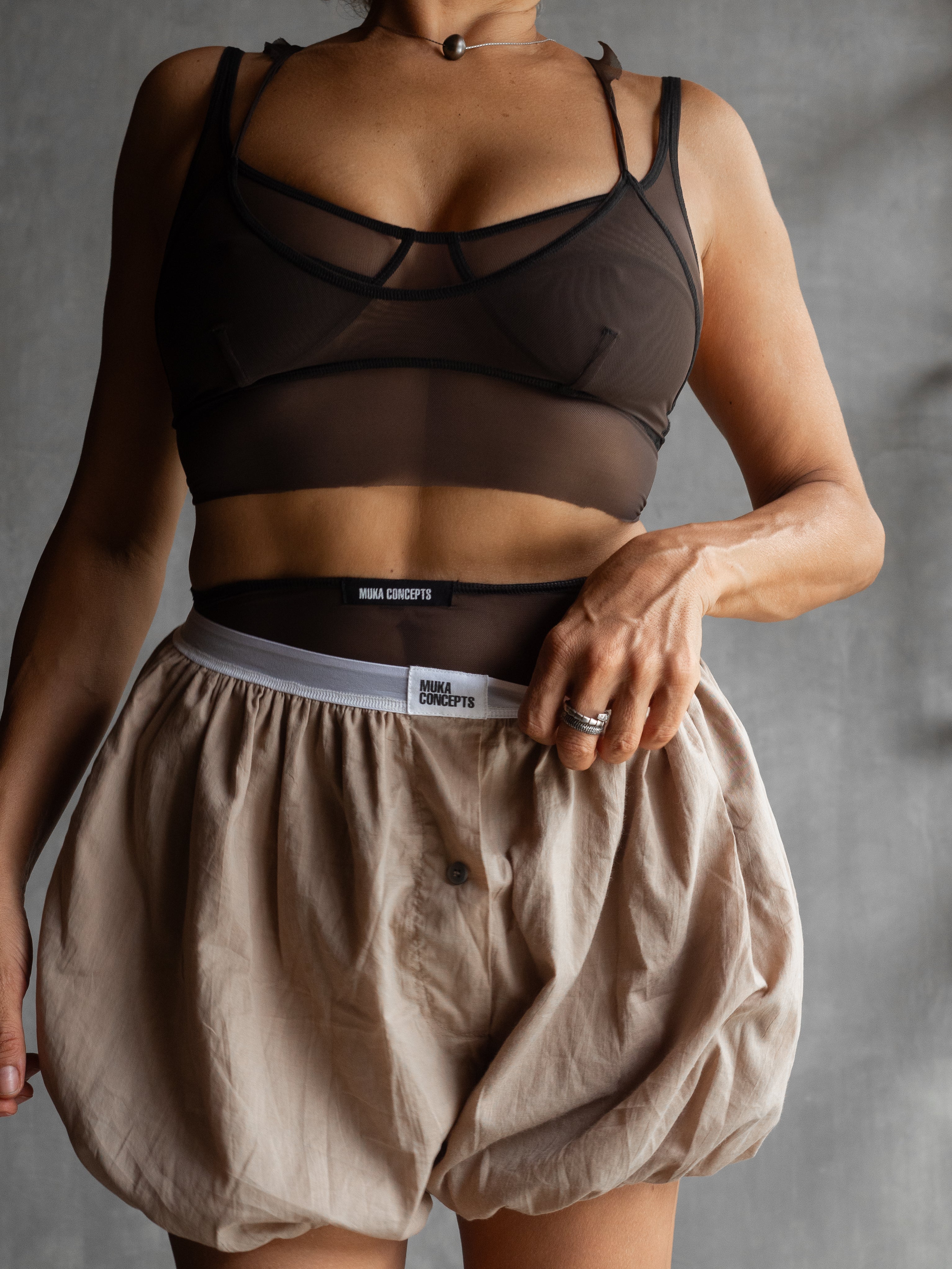 Muka Shorts Bubble Cotton