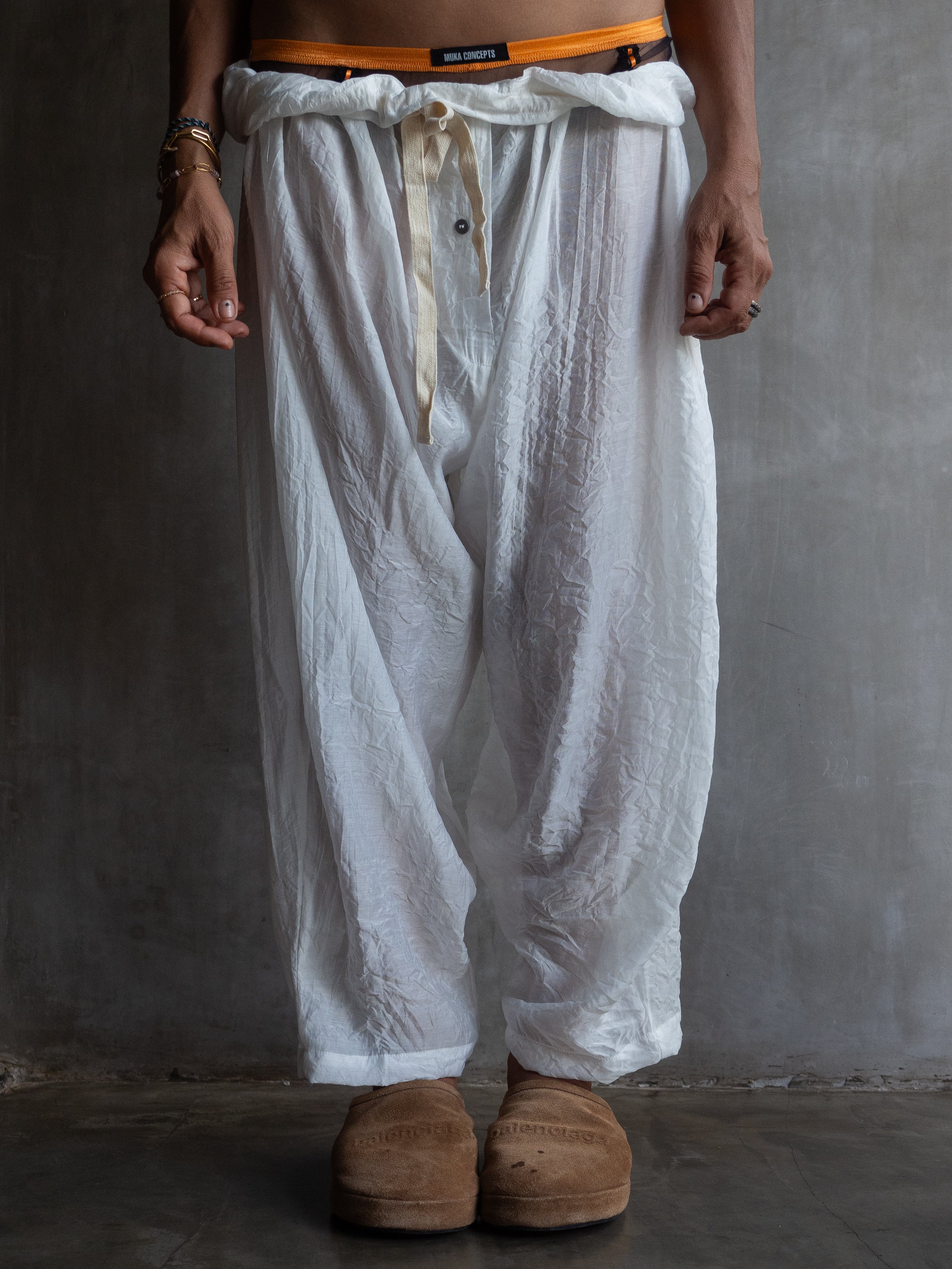 Muka Pants Harem Silk Tencel