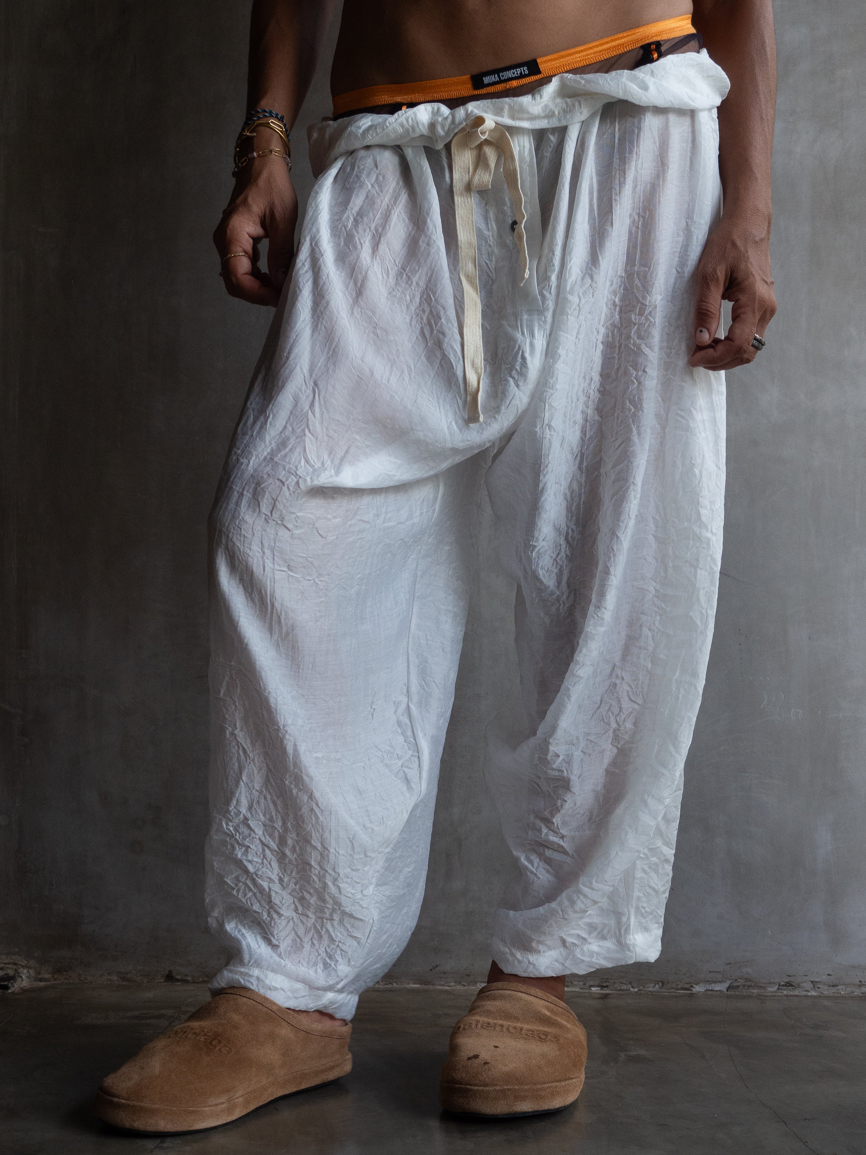 Muka Pants Harem Silk Tencel