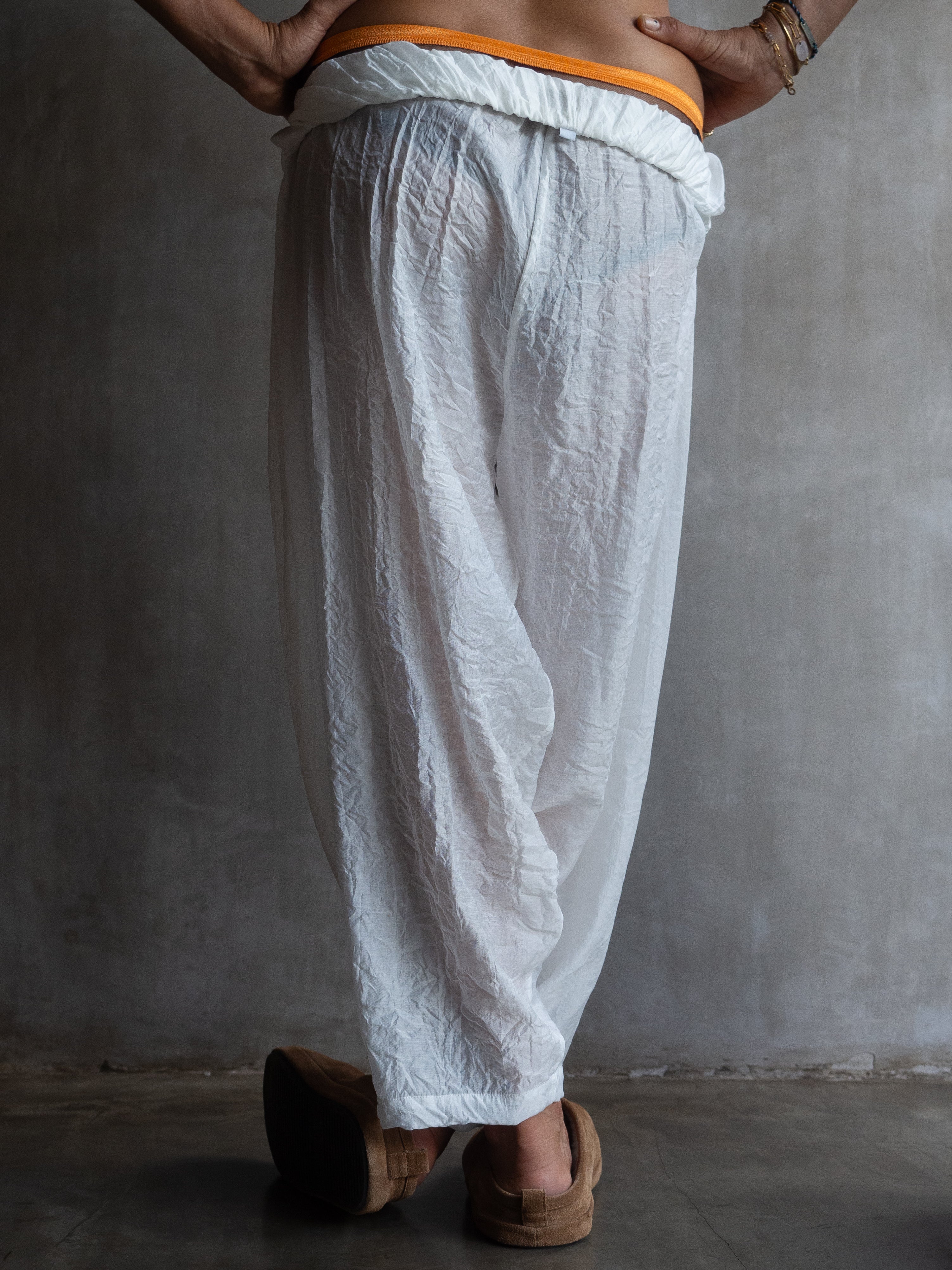 Muka Pants Harem Silk Tencel