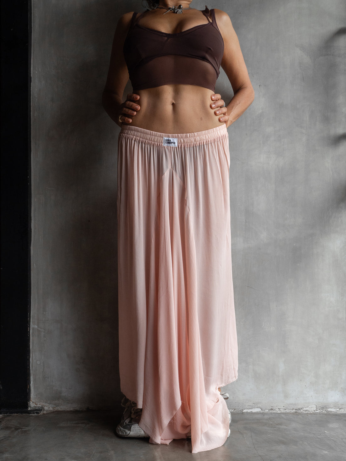 Muka Skirt Silk Crepe