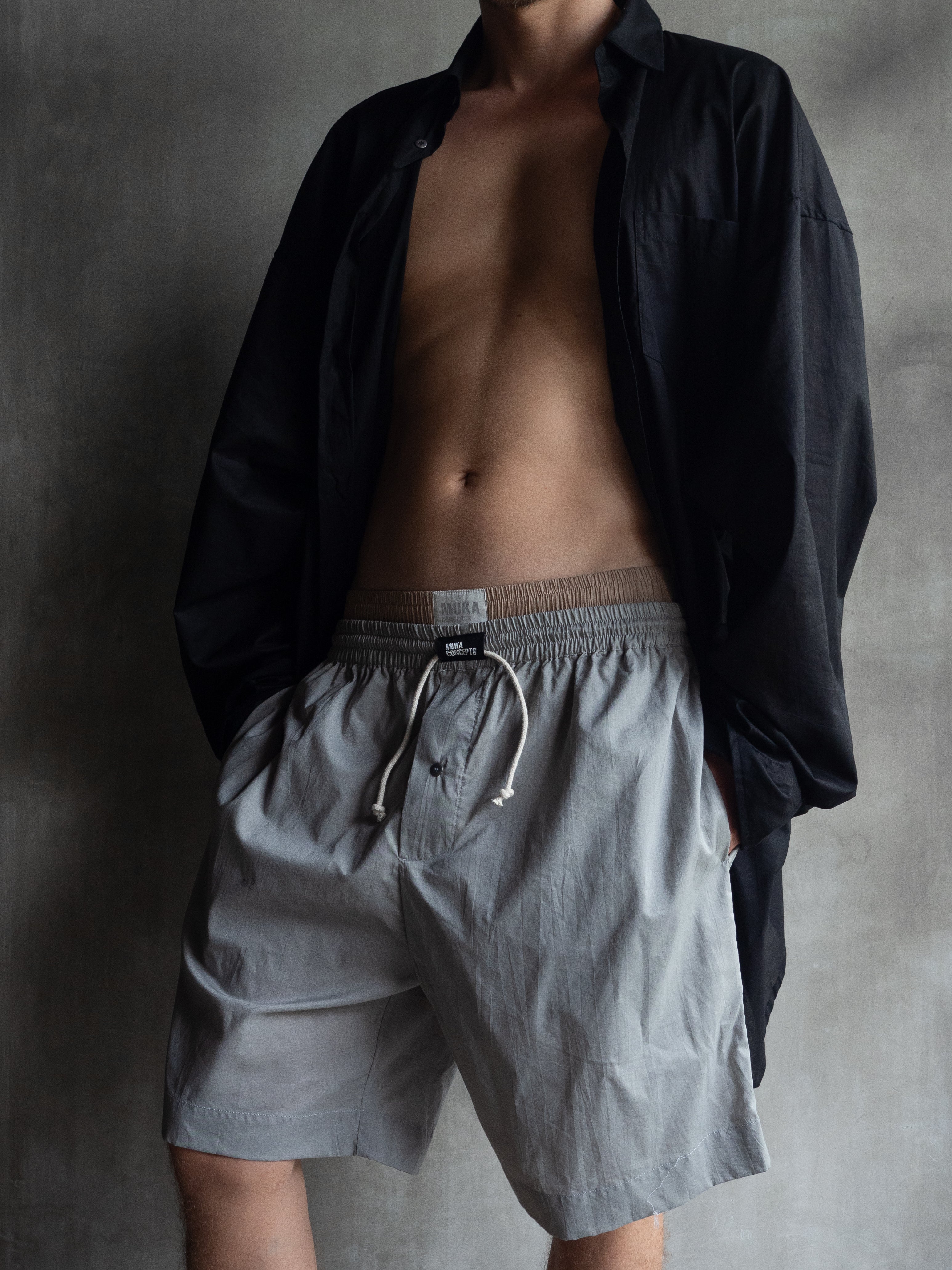 Muka Shirt Over Cotton Tebal Men