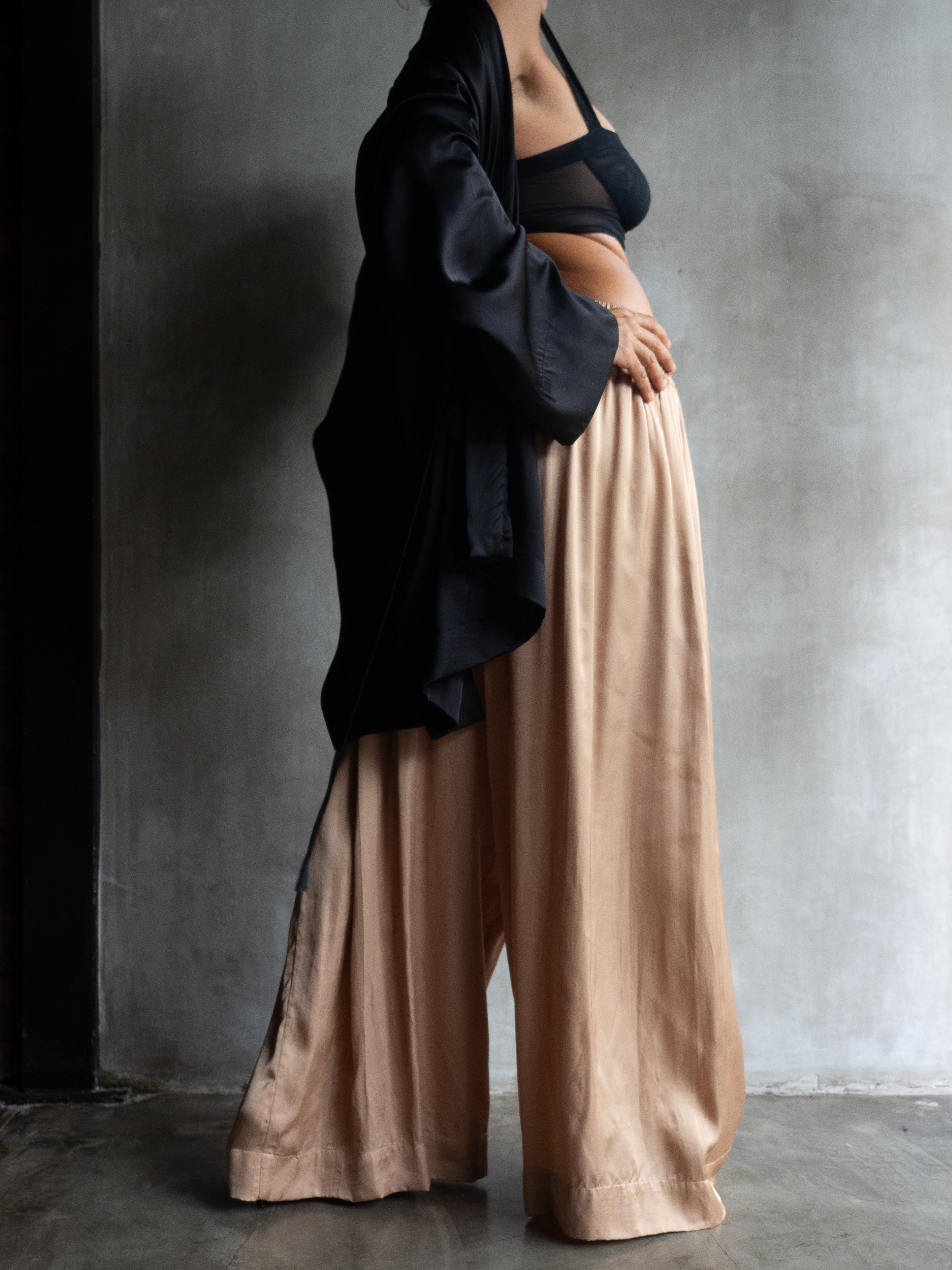 Muka Pants Japanese Viscose Satin