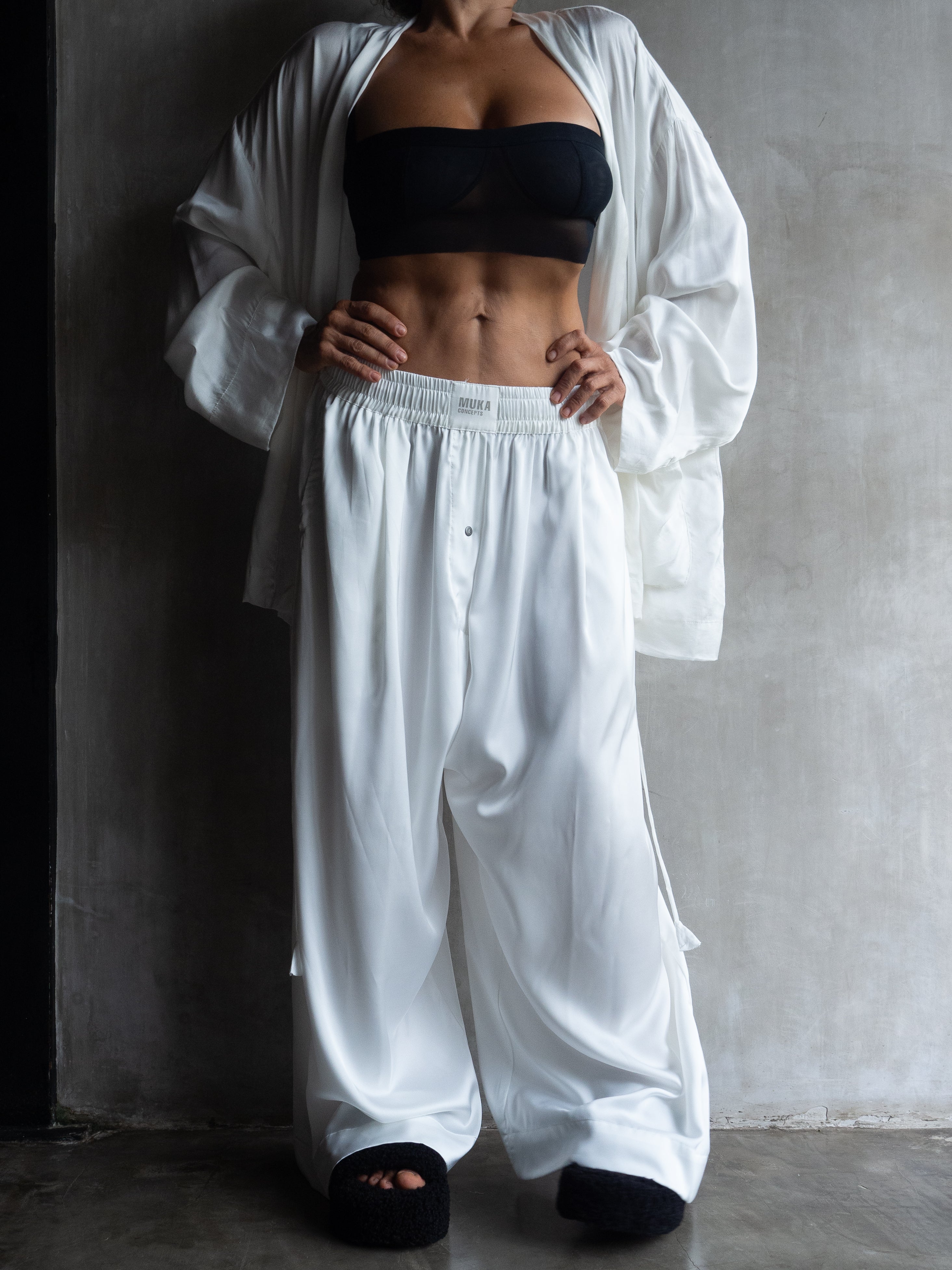 Muka Pants Japanese Viscose Satin