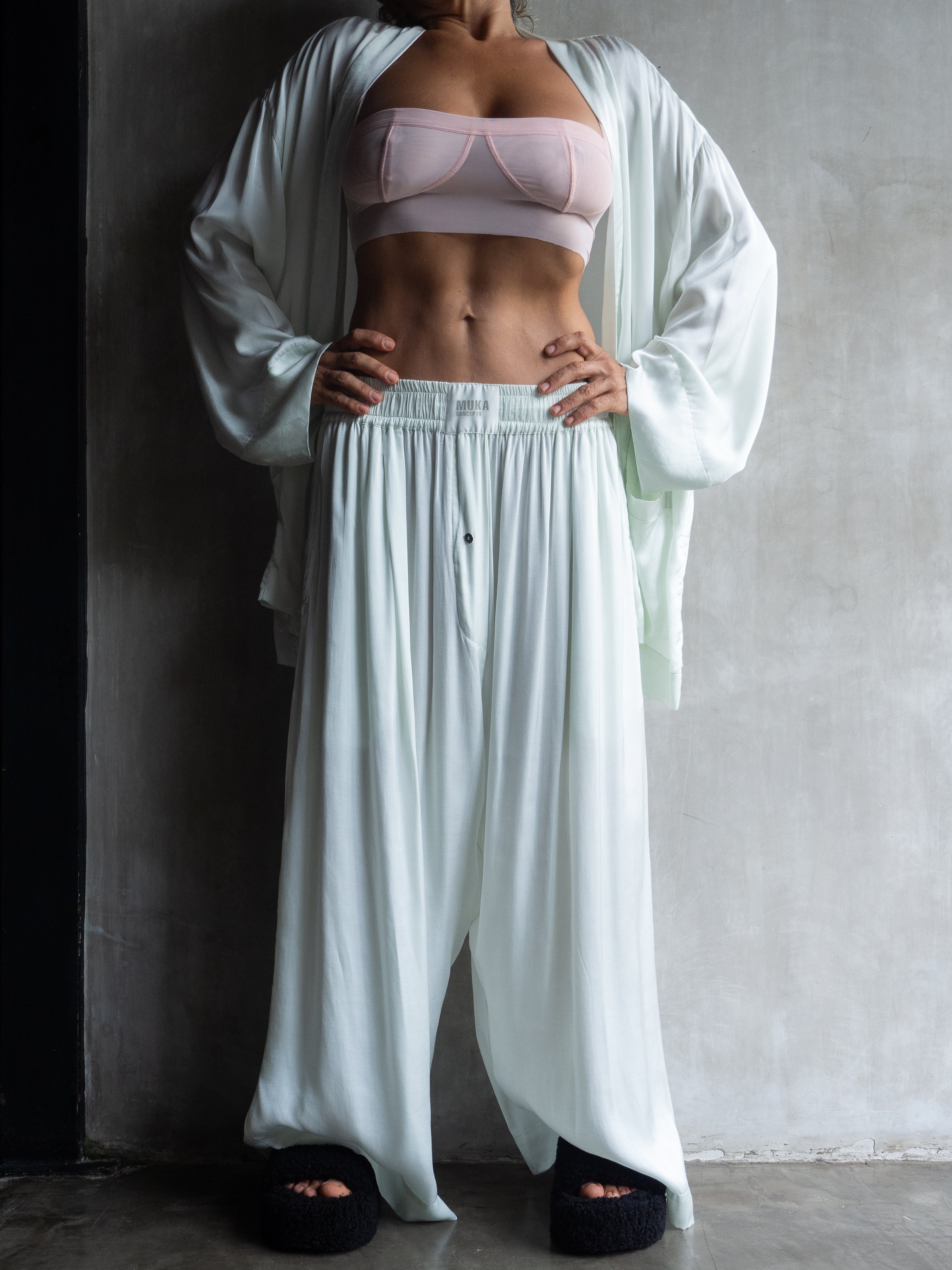 Muka Pants Japanese Viscose Satin
