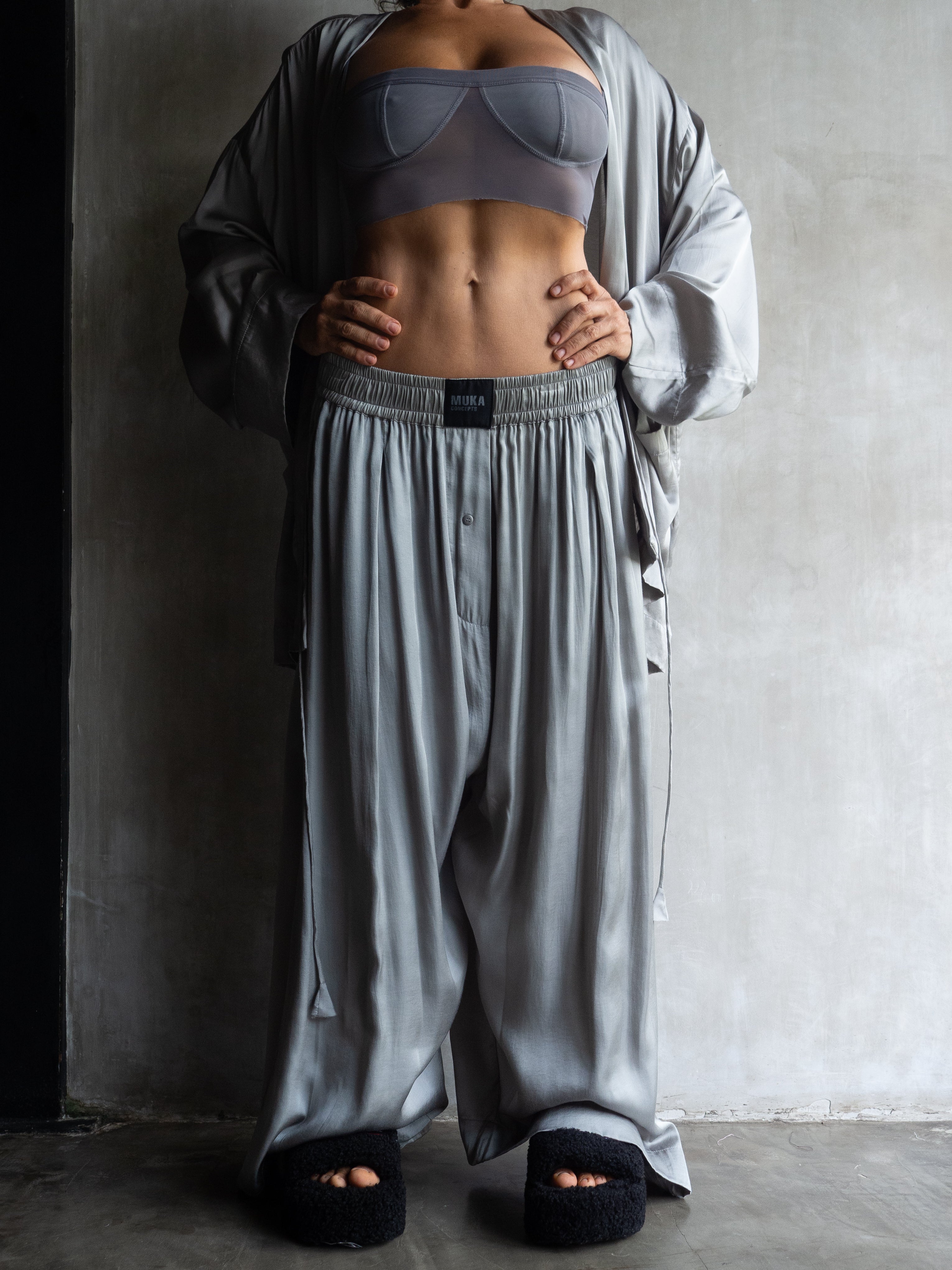 Muka Pants Japanese Viscose Satin